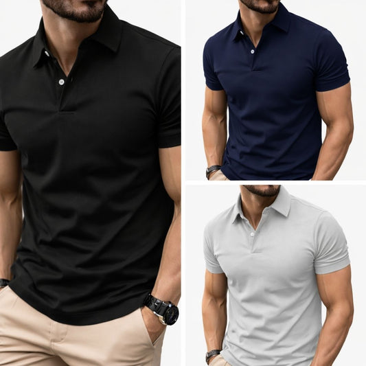 Mens Polo T Shirt - Pack Of 3 (Assorted Colors)