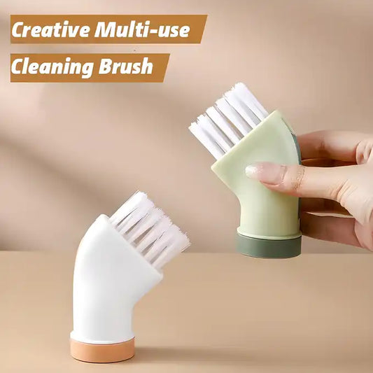 Multi-use Cleaning Brush Assorted Color Bottle Connect - Pack of 2
