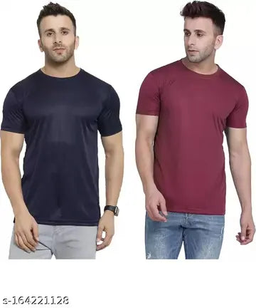 Men's T-Shirts - Pack of 2 (Assorted Colors)
