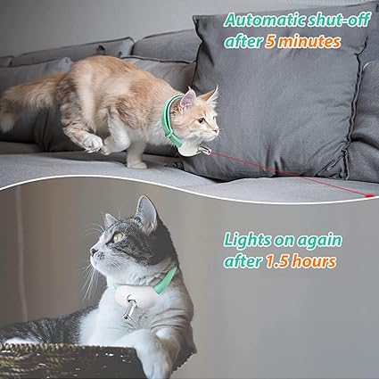 Adjustable Laser Cat Teaser Collar
