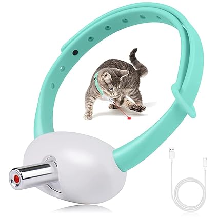 Adjustable Laser Cat Teaser Collar