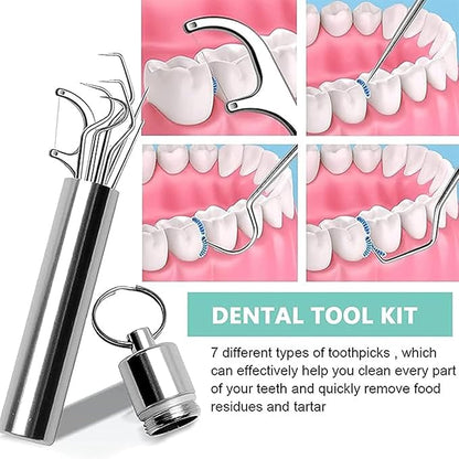 7 in 1 Professional Dental Tools Kit