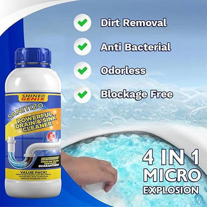 Sanitizo Drain Cleaner Powder – Buy 1 Get 3 Free