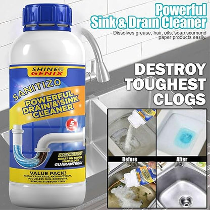 Sanitizo Drain Cleaner Powder – Buy 1 Get 3 Free