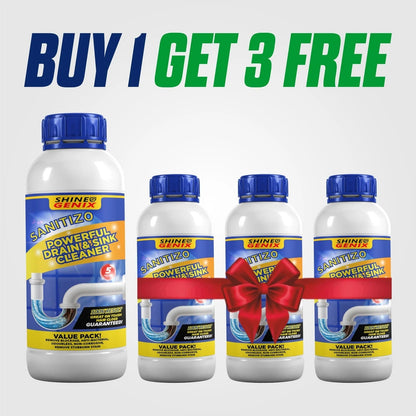 Sanitizo Drain Cleaner Powder – Buy 1 Get 3 Free