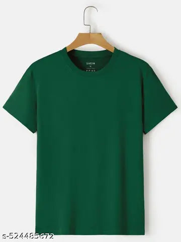 Polyester Men's T-Shirts - Pack of 3 (Assorted Colors)