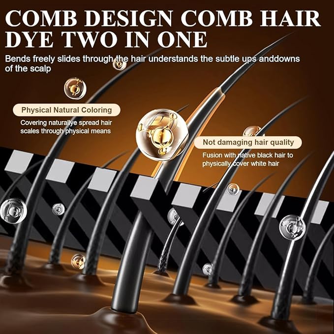 2 in 1 Hair Stick Hair Dye Stick Comb