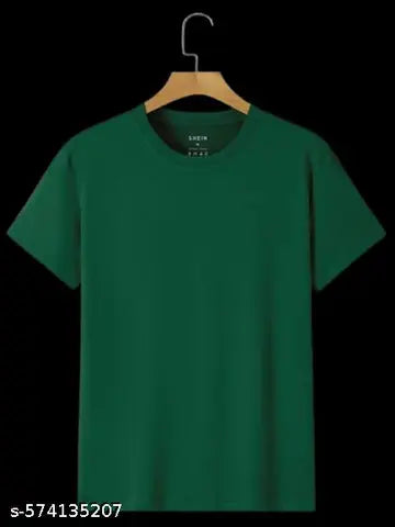 Polyester Round Neck Men's T-Shirts - Pack of 4 (Assorted Colors)