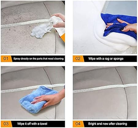 Multipurpose Car & Home Lemon Flavour Foam Cleaning Spray (Buy 1 Get 1 Free)