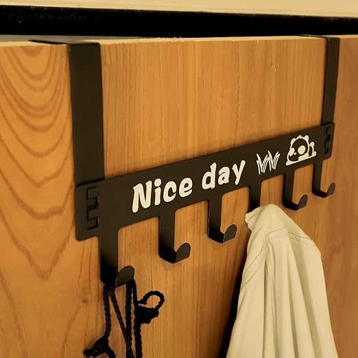 6 Hook Over the Door Hanger Rack