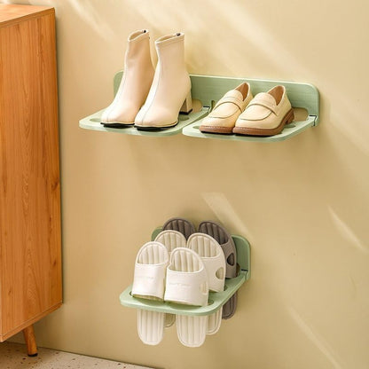Foldable Wall Mounted Shoe Rack - Pack of 1