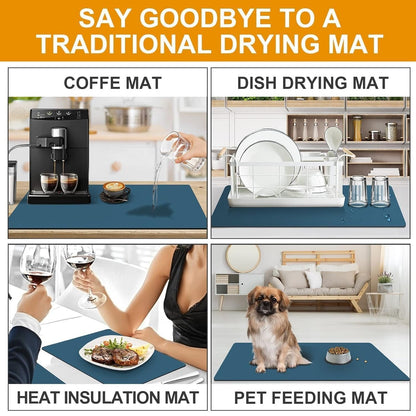 Drying Mat Water Absorbent Mats for Kitchen