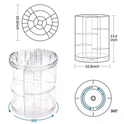 360° Rotating Adjustable Cosmetic Organizer