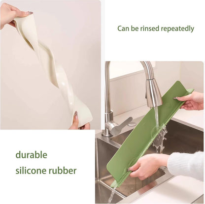 Kitchen Silicone Sink Splash Guard Mat - Pack of 2
