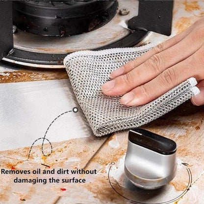 Multifunctional Non-scratch Wire Dishcloth - Pack of 5