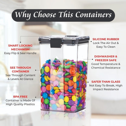 Air Tight Containers for Kitchen Storage Set, Container for Kitchen