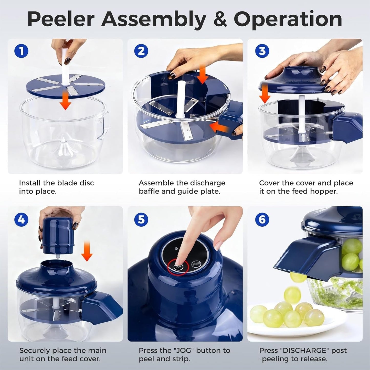 Cordless Fruit Skin Remover