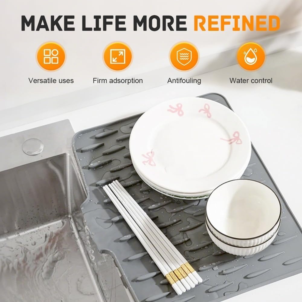 Extra Large Silicone Dish Drying Mat