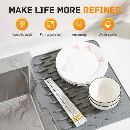 Extra Large Silicone Dish Drying Mat