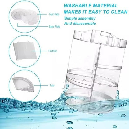 360° Rotating Adjustable Cosmetic Organizer