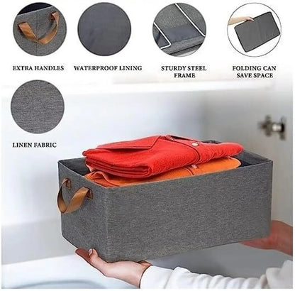 Foldable Cloth Storage Basket - Pack of 1