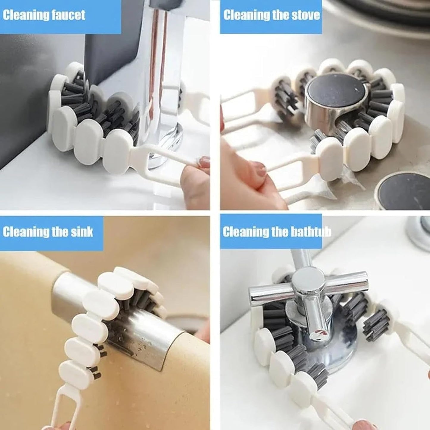 Bendable Multifunctional Cleaning Brush Assorted Color