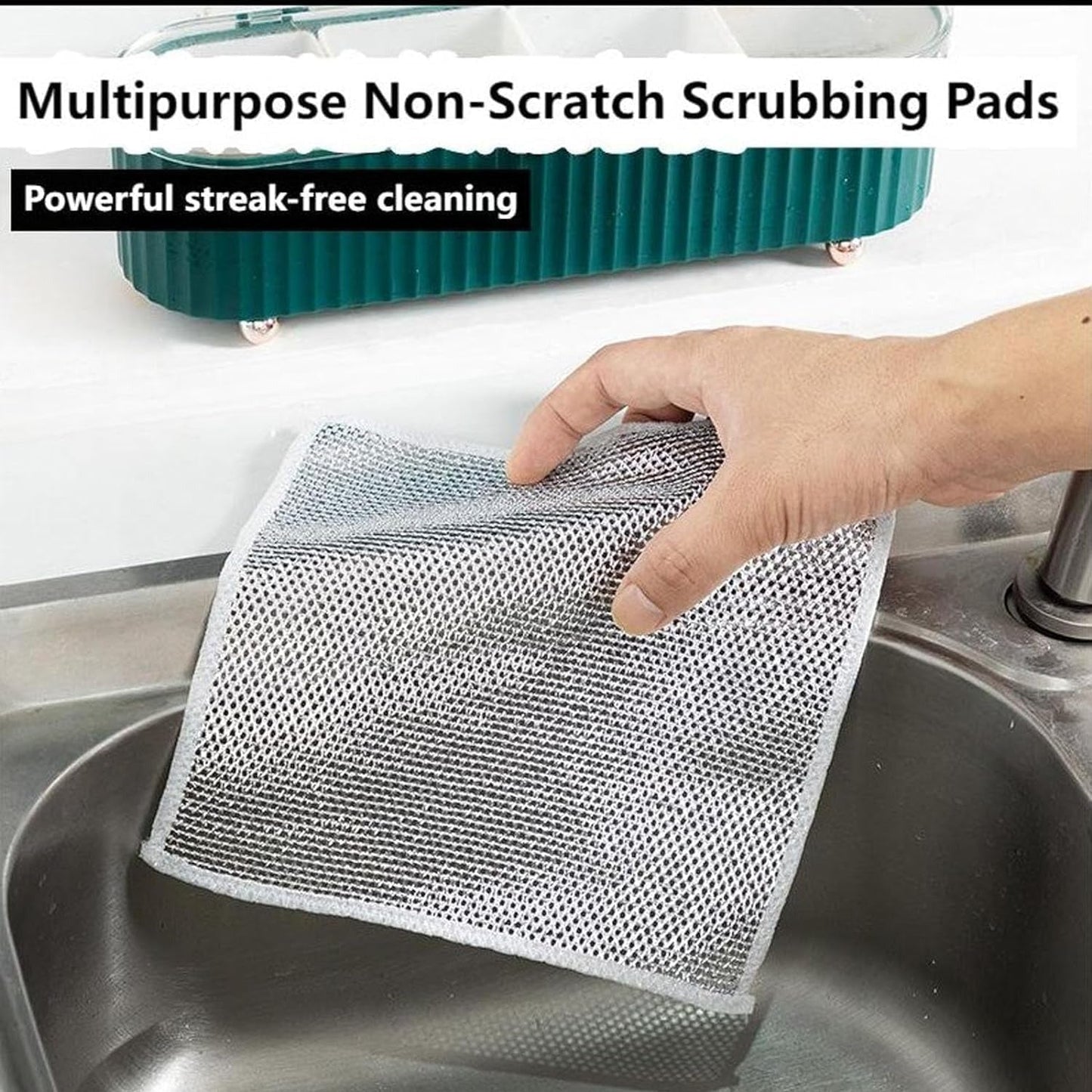 Multifunctional Non-scratch Wire Dishcloth - Pack of 5