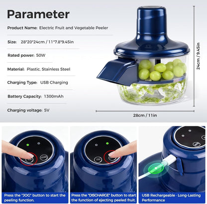 Cordless Fruit Skin Remover