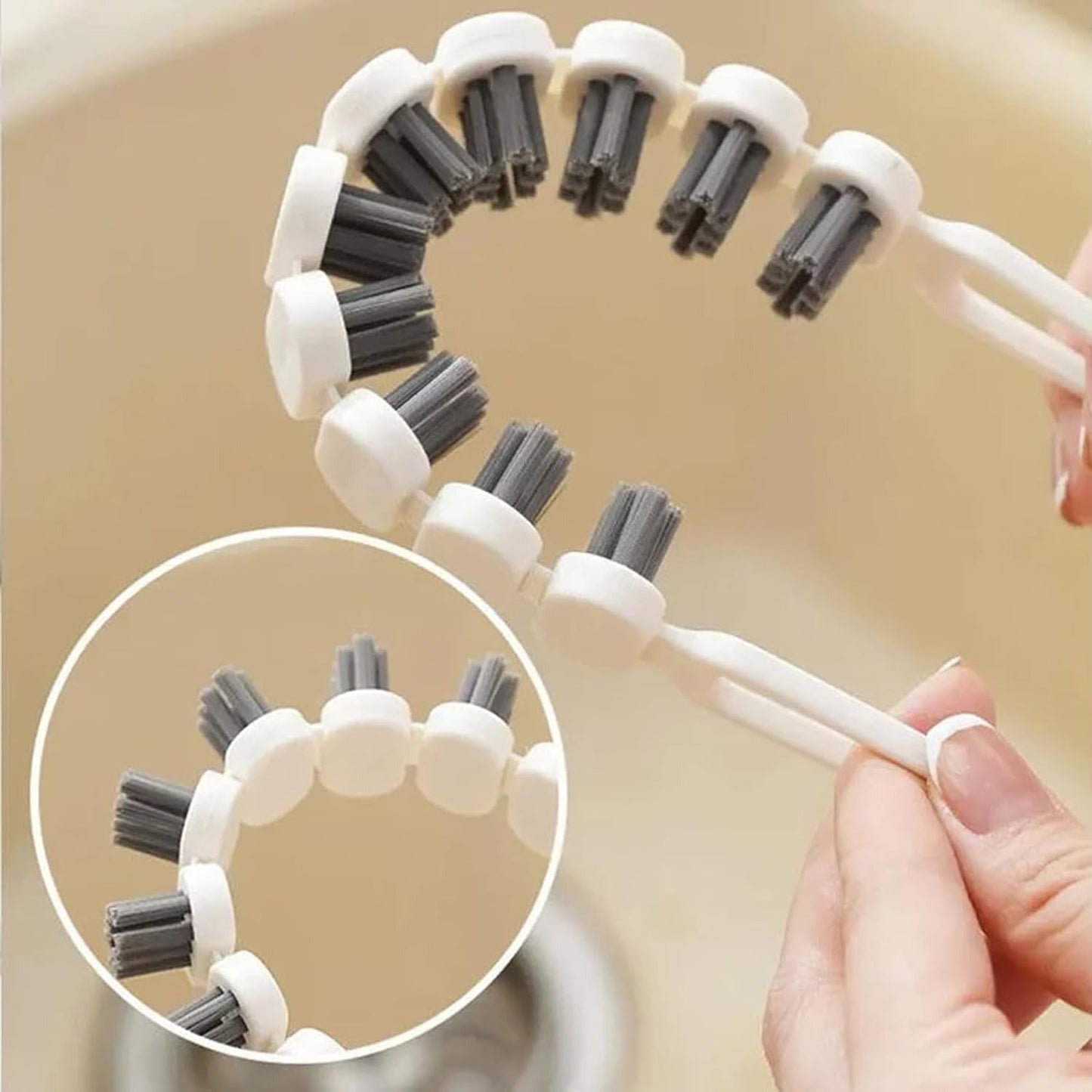 Bendable Multifunctional Cleaning Brush Assorted Color