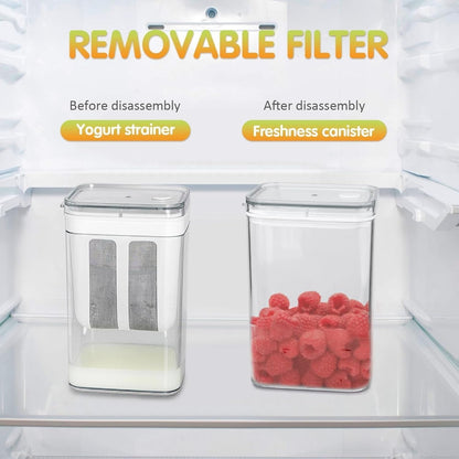 1100ML Yogurt Strainer with Fine Mesh Bag