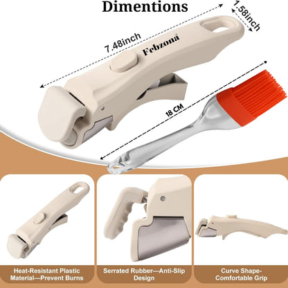 Pot Pan Gripper Tongs Anti Scalding Clip