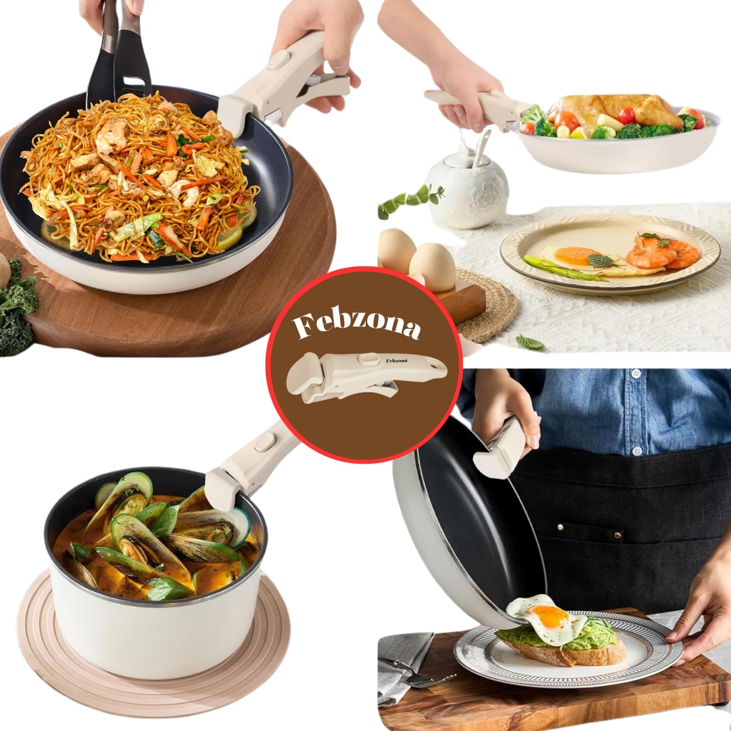 Pot Pan Gripper Tongs Anti Scalding Clip