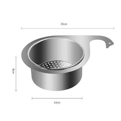 Stainless Steel Swan Drain Basket Sink Strainer