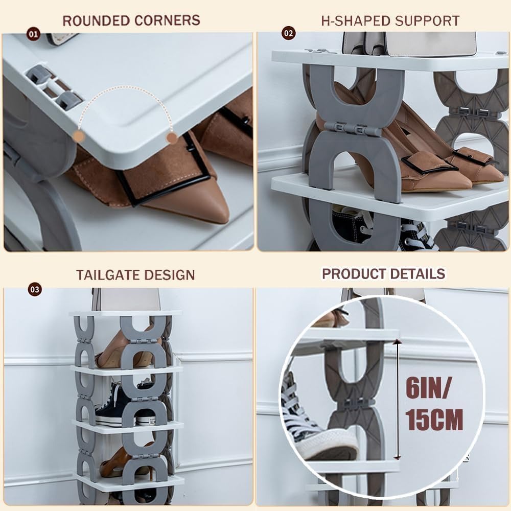 4 Layer Shoe Rack