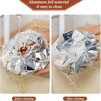 Food Cover Aluminum Foil - Pack of 10