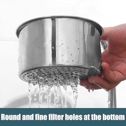 Stainless Steel Swan Drain Basket Sink Strainer