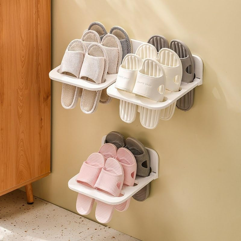 Foldable Wall Mounted Shoe Rack - Pack of 1