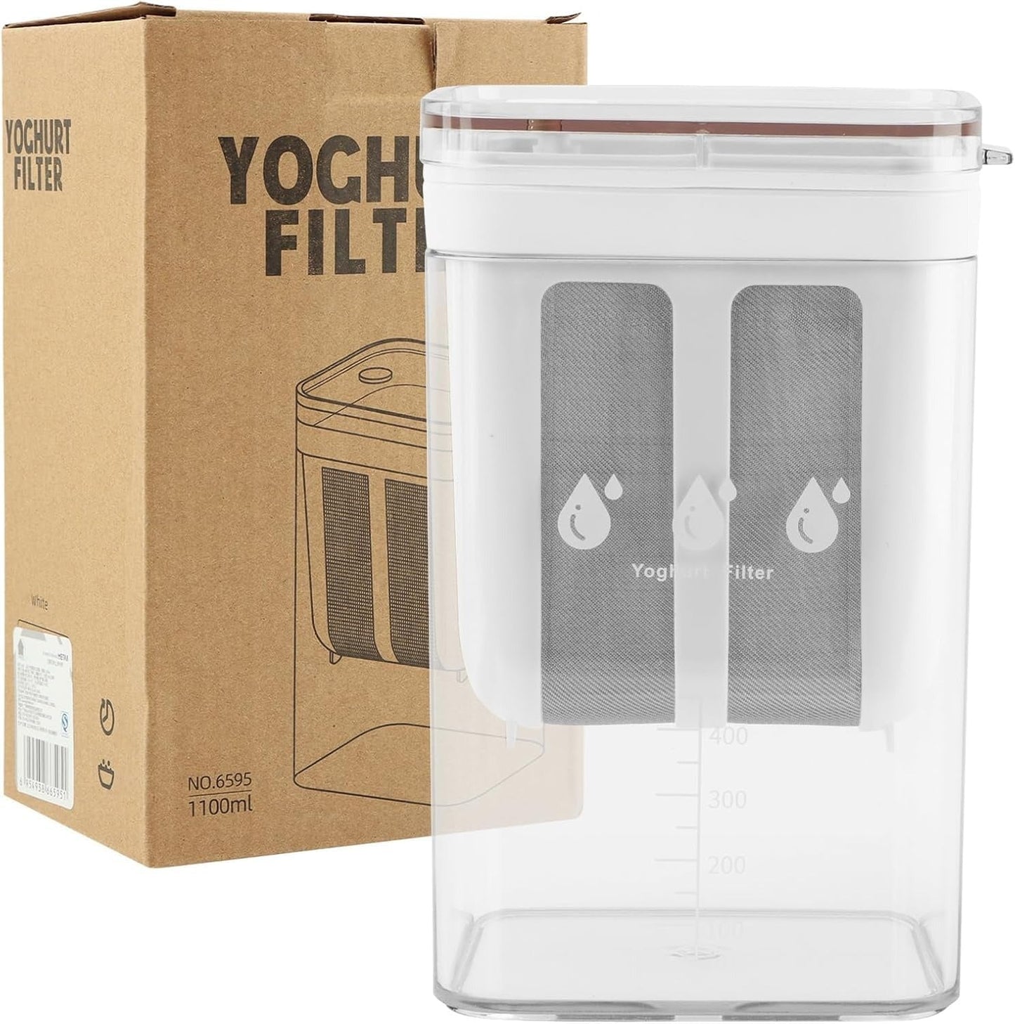 1100ML Yogurt Strainer with Fine Mesh Bag