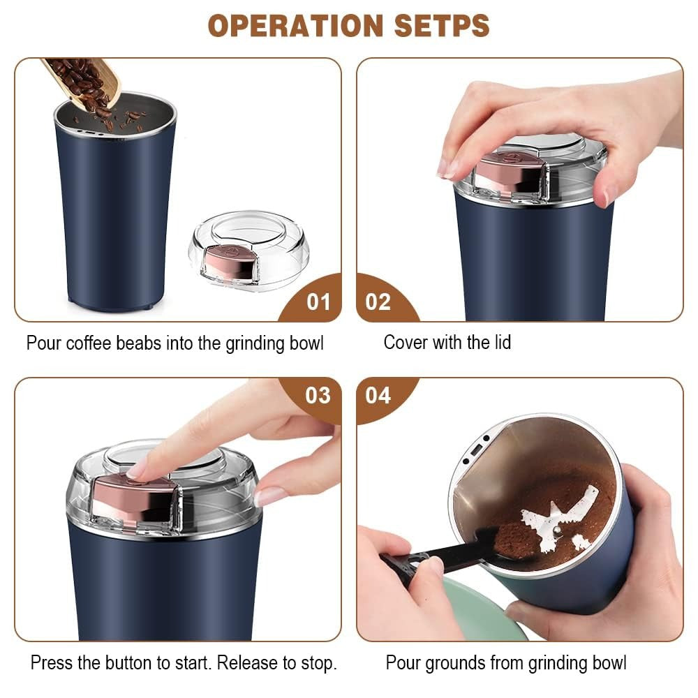 200W Stainless Steel Mixer Grinder for Masala and Herbs