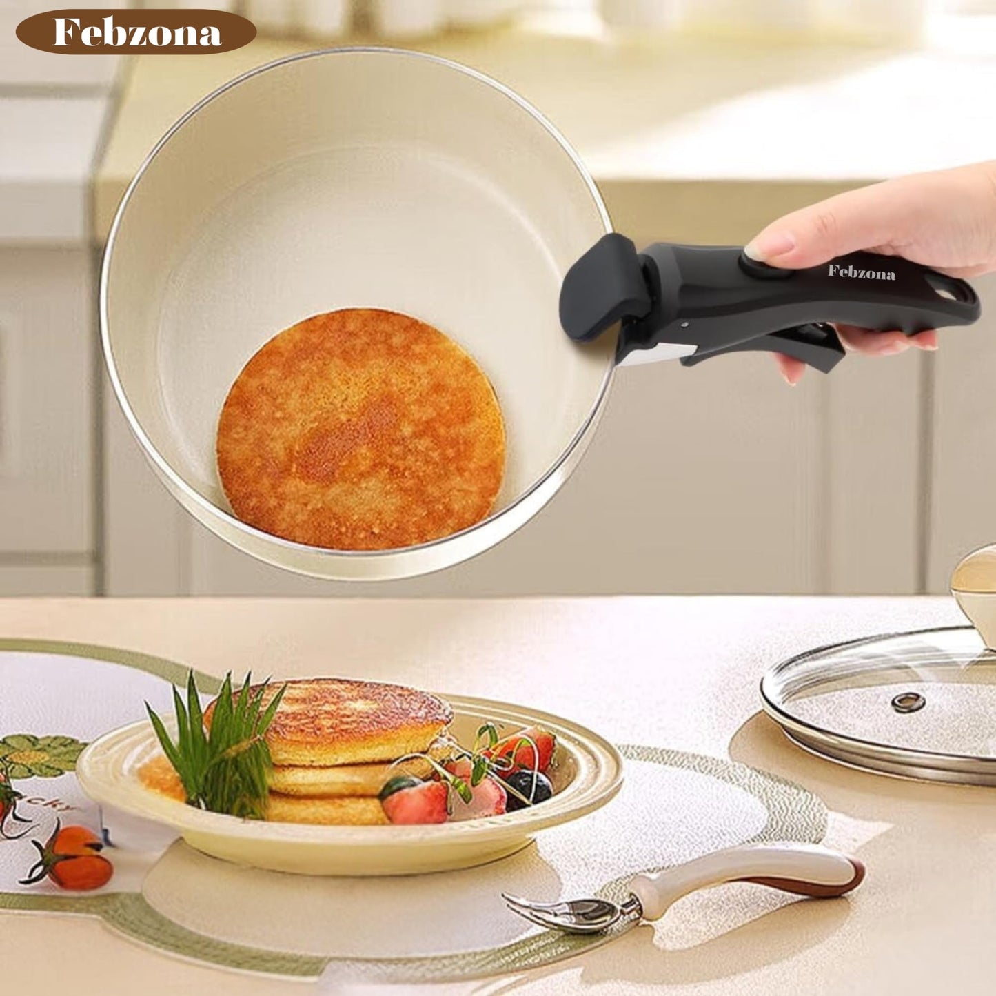 Pot Pan Gripper Tongs Anti Scalding Clip