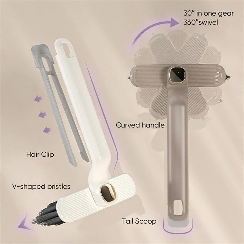 Multi-function Bathroom Plastic Cleaning Brush