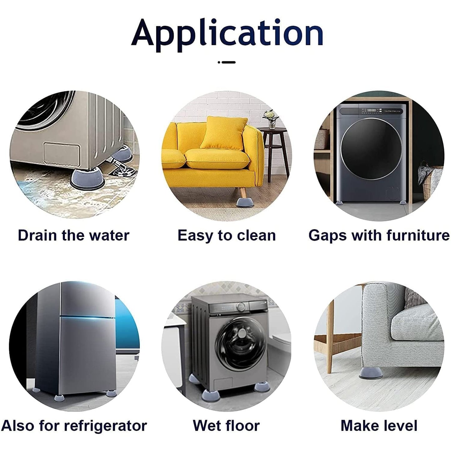 Anti-Vibration Pads for Washing Machine