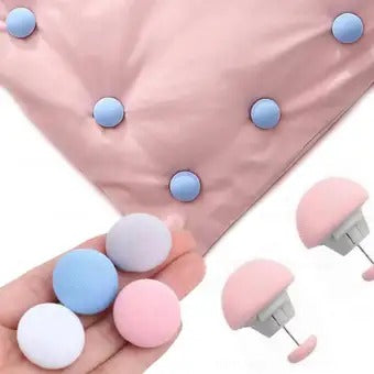 Mushroom Shape Quilt Bedsheet Fixing Clips Pack of 6