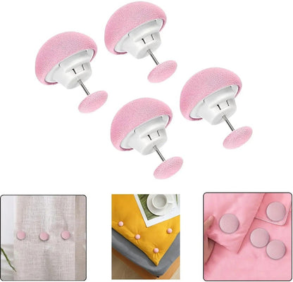 Mushroom Shape Quilt Bedsheet Fixing Clips Pack of 6