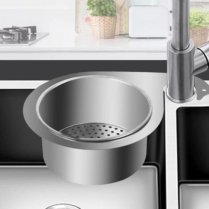 Stainless Steel Swan Drain Basket Sink Strainer
