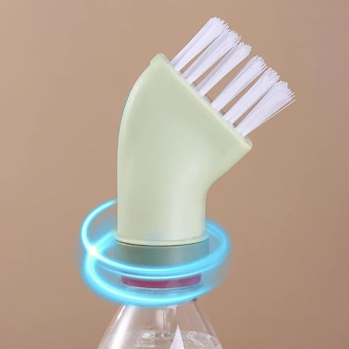 Multi-use Cleaning Brush Assorted Color Bottle Connect - Pack of 2