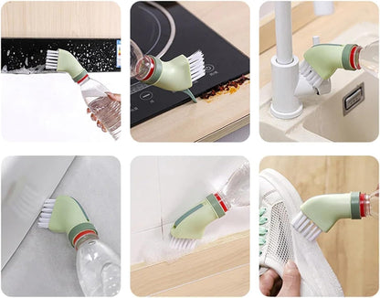 Multi-use Cleaning Brush Assorted Color Bottle Connect - Pack of 2