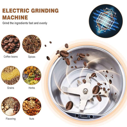 200W Stainless Steel Mixer Grinder for Masala and Herbs
