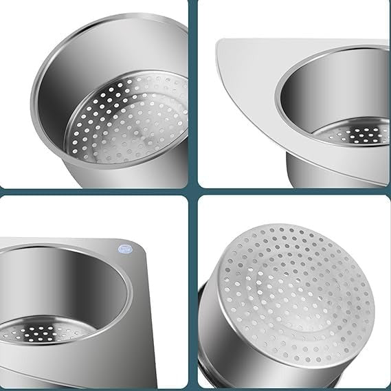 Stainless Steel Swan Drain Basket Sink Strainer