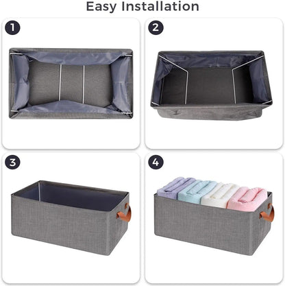 Foldable Cloth Storage Basket - Pack of 1
